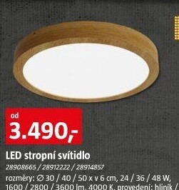 LED stropní svítidlo Rondo