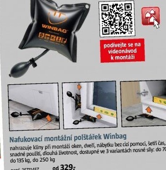 Montážní polštářek Winbag