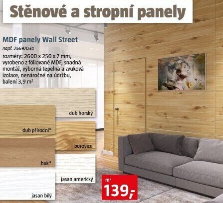 Obkladový MDF panel