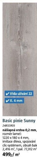 Vinylová podlaha Basic b!design