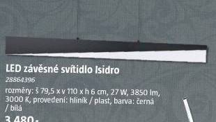 Závěsné LED svítidlo Isidro Eglo