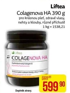 Doplněk stravy Colagenova HA Liftea