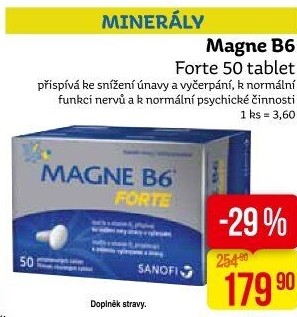 Doplněk stravy Forte Magne B6 Sanofi