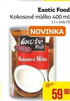 Kokosové mléko Exotic food