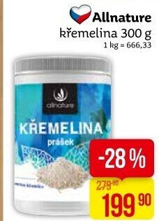 Křemelina prášek Allnature