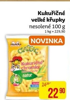 Kukuřičné křupky M Snacks