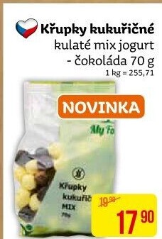 Kukuřičné křupky My Foods