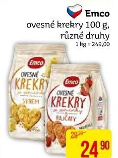 Ovesné krekry Emco