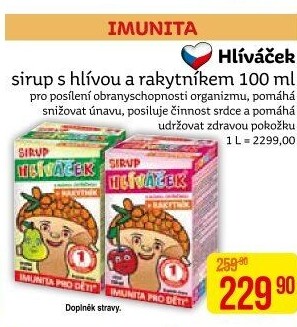 Sirup pro děti s hlívou a rakytníkem Hlíváček Terezia