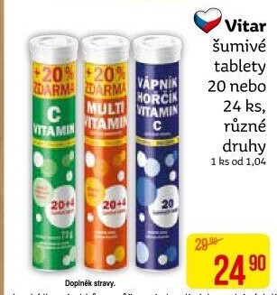 Šumivé tablety Vitar