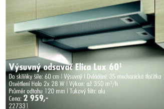 Digestoř Elica Elite Lux 60