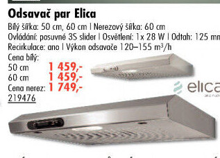 Digestoř Elica Verve IX/F/60