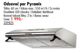 Digestoř Pyramis