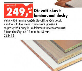 Dřevotřísková laminovaná deska