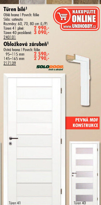 Interiérové dveře Solodoor