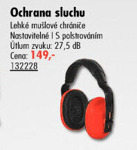Mušlový chránič sluchu Atol