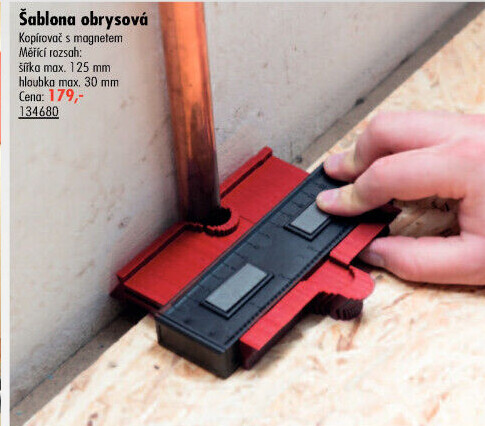 Obrysová šablona - kopírovač s magnetem