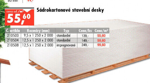Sádrokartonová deska