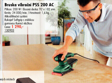 Vibrační bruska Bosch PSS 200 AC
