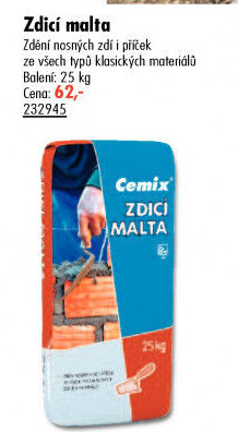Zdící malta Cemix