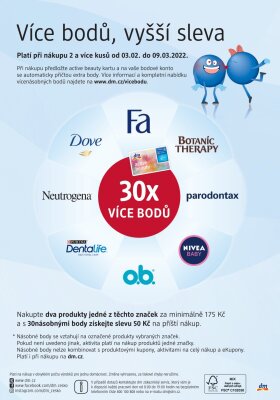 akční leták dm drogerie 3.2.2022-9.3.2022