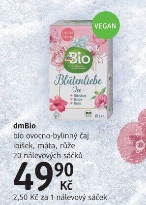 Čaj ovocno-bylinnýdm Bio