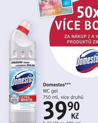 Čistič WC gelový Domestos