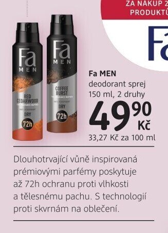 Deodorant sprej Fa