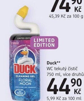 Gelový čistič WC Duck