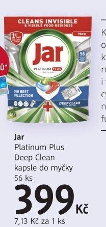 Kapsle do myčky Platinum Plus Jar