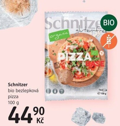 Korpus na pizzu bez lepku bio Schnitzer