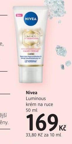 Krém na ruce Luminous Nivea