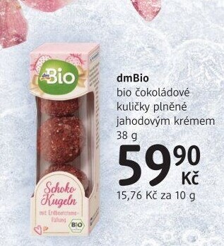 Kuličky plněné dm Bio