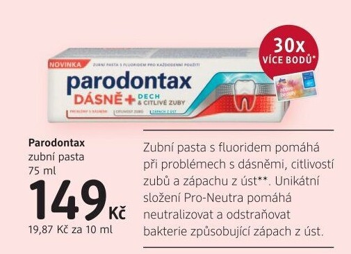 Pasty na zuby Parodontax