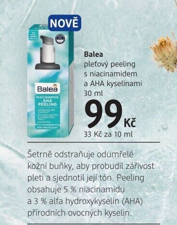 Peeling pleťový AHA Balea