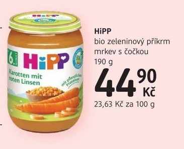 Příkrm zeleninový Bio HiPP