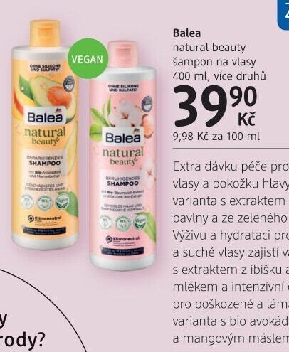 Šampon natural beauty Balea