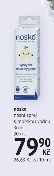 Sprej nosní s mořskou vodou Nosko