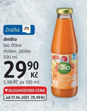 Šťáva ovocno-zeleninová dm Bio