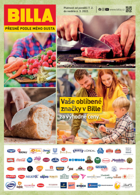 akční leták BILLA 7.2.2022-6.3.2022