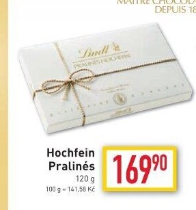 Bonboniéra Pralinky Hochfein Lindt