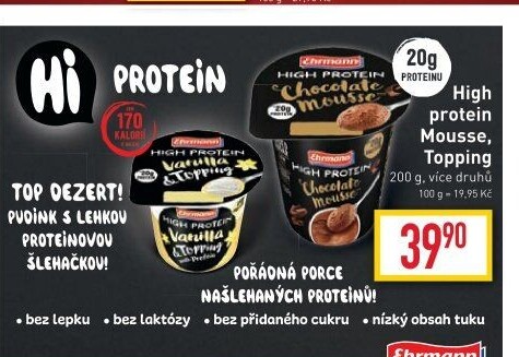 Dezert pudink High protein Ehrmann