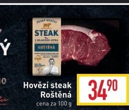 Hovězí roštěná steak Kostelecké uzeniny