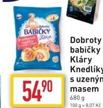 Knedlíky bramborové s uzeným masem mražené Dobroty babičky Kláry