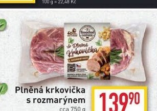 Krkovička plněná rozmarýnem Snadné vaření Kostelecké uzeniny