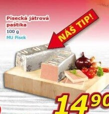 Paštika játrová písecká Maso uzeniny Písek