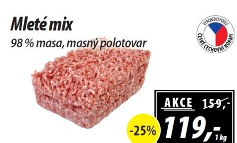 Mleté maso mix