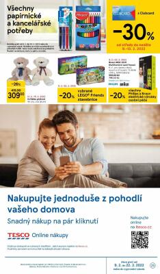 akční leták Tesco 9.2.2022-15.2.2022