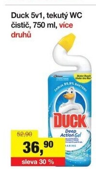 Gelový čistič WC Duck