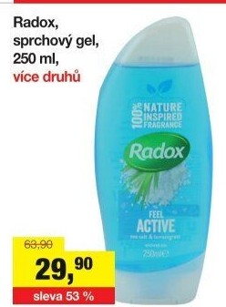 Sprchový gel Radox